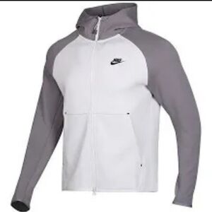 Nike Sportswear tech fleece Hoodie Grey/White